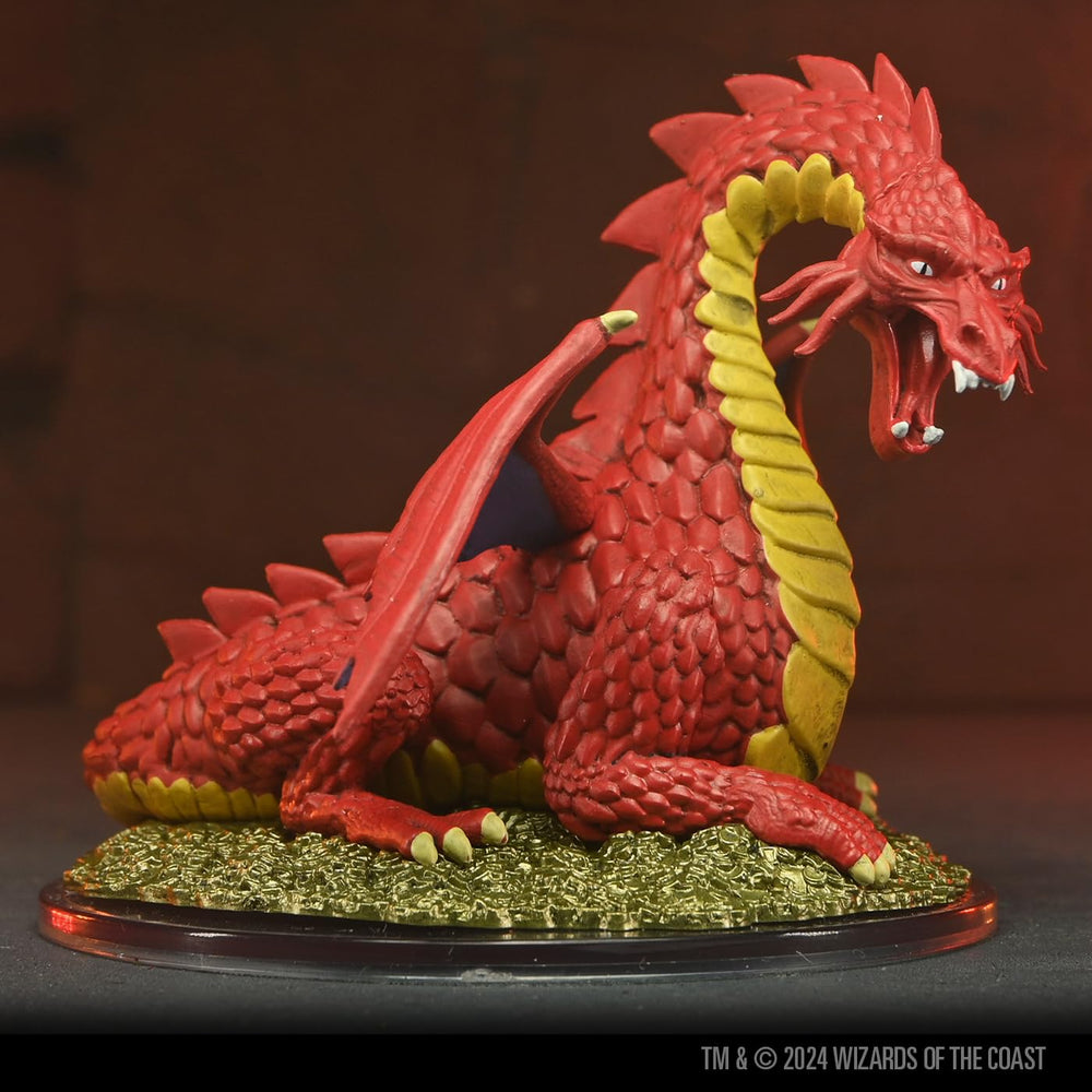 WizKids iconic red dragon figure perfect for epic tabletop campaigns