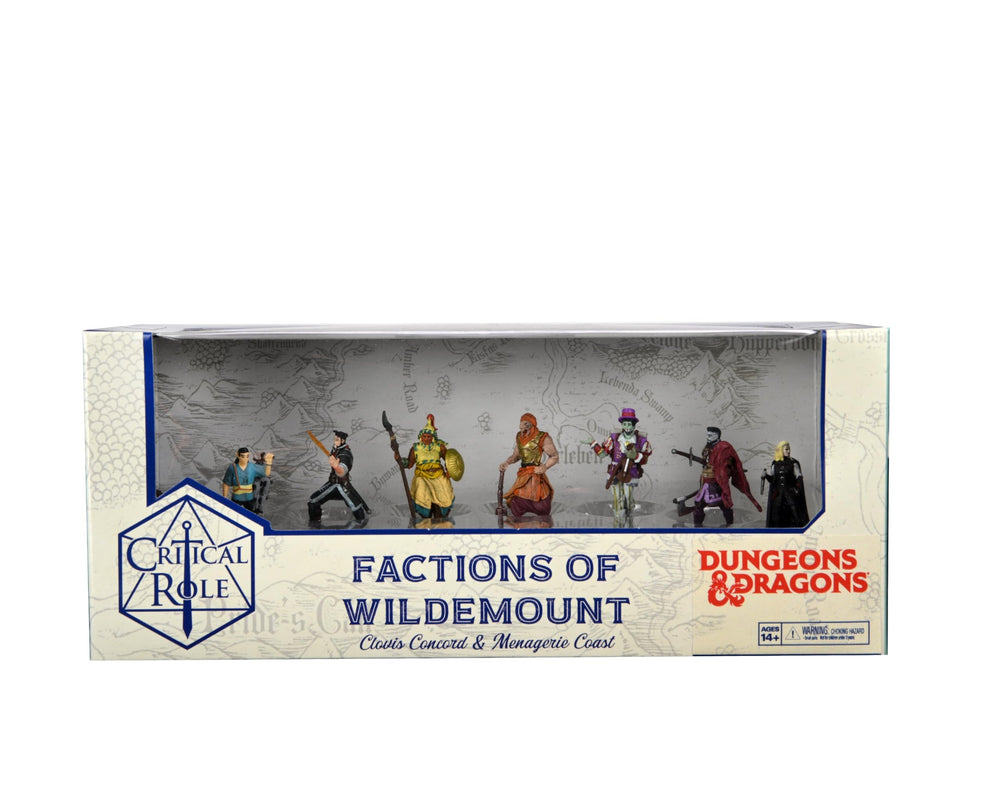 WizKids Critical Role Factions of Wildemount Clovis Concord figures for immersive tabletop adventures