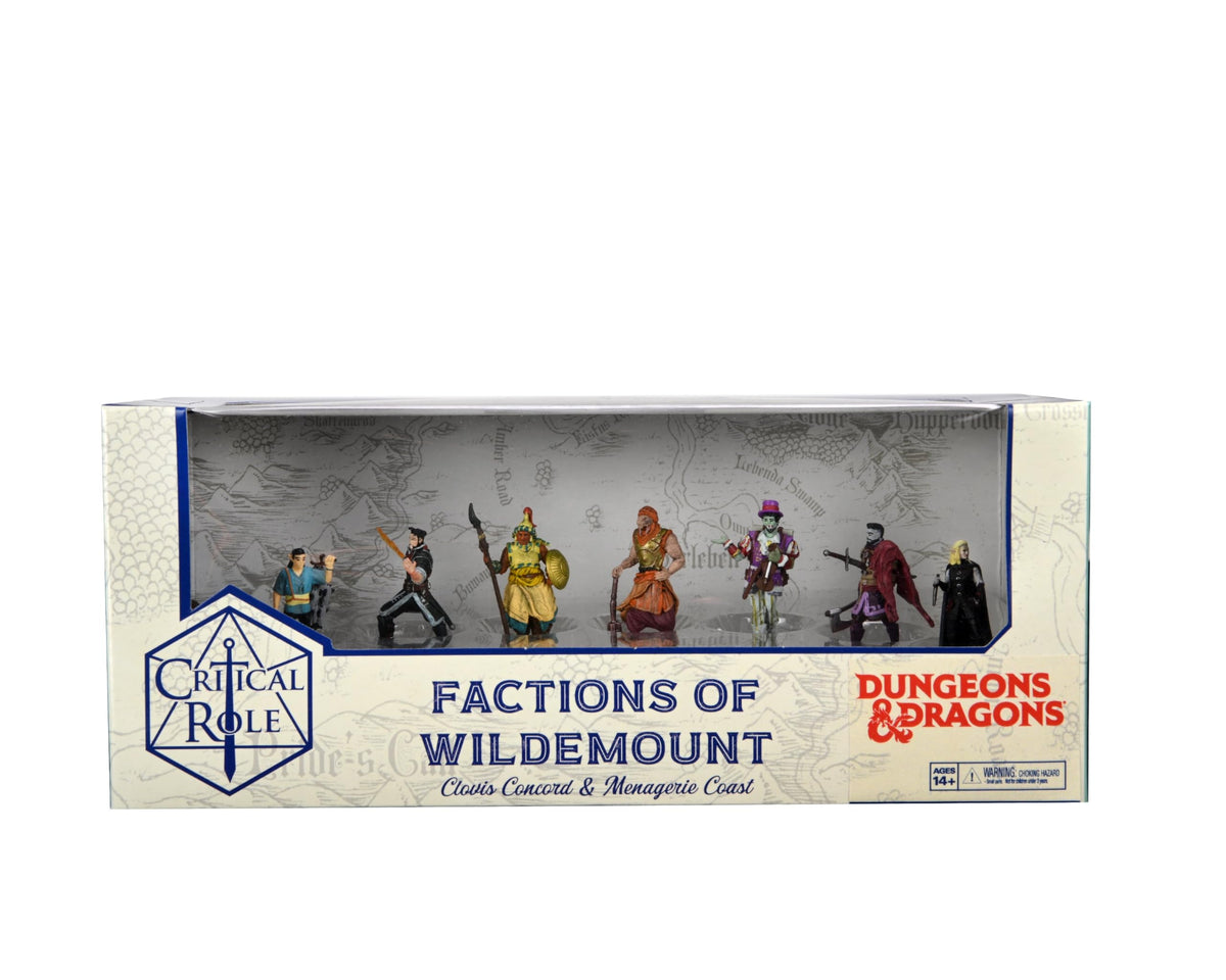 WizKids Critical Role Factions of Wildemount Clovis Concord figures for immersive tabletop adventures