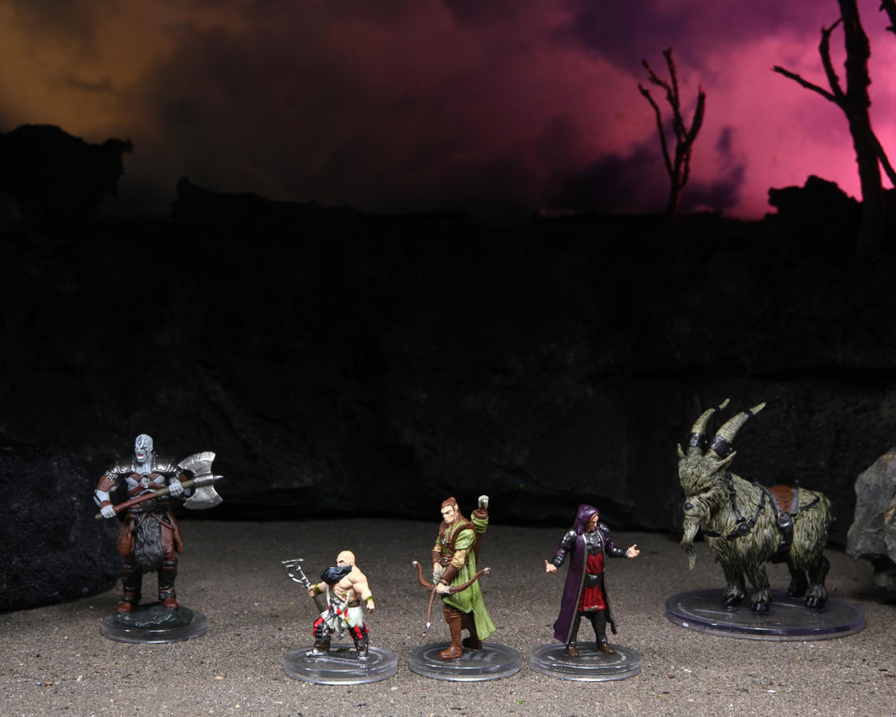 WizKids Goat-Knight Steed figure for mounted action and tabletop ambiance