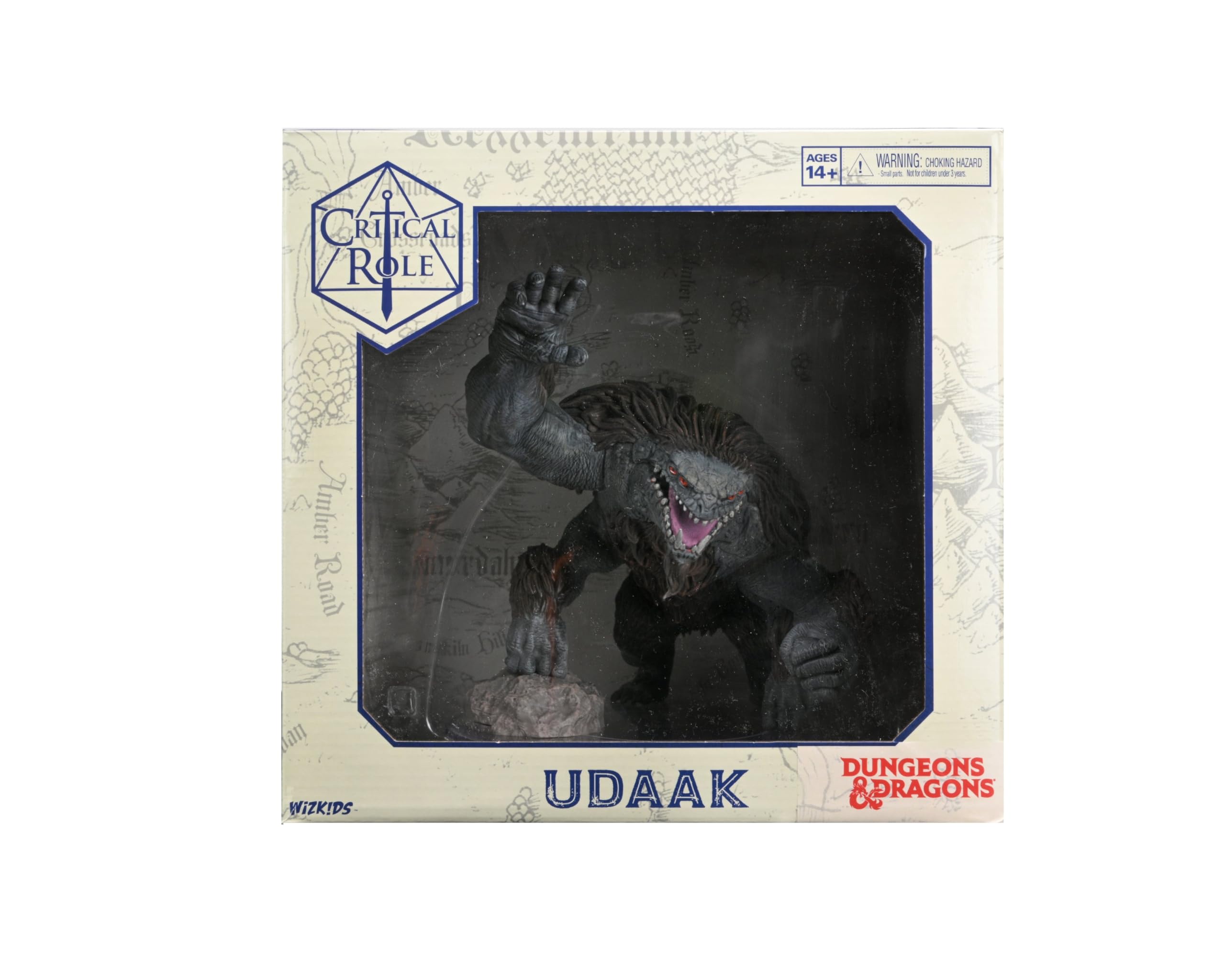 WizKids Critical Role Udaak Premium Figure front view, ideal for display and tabletop adventures.