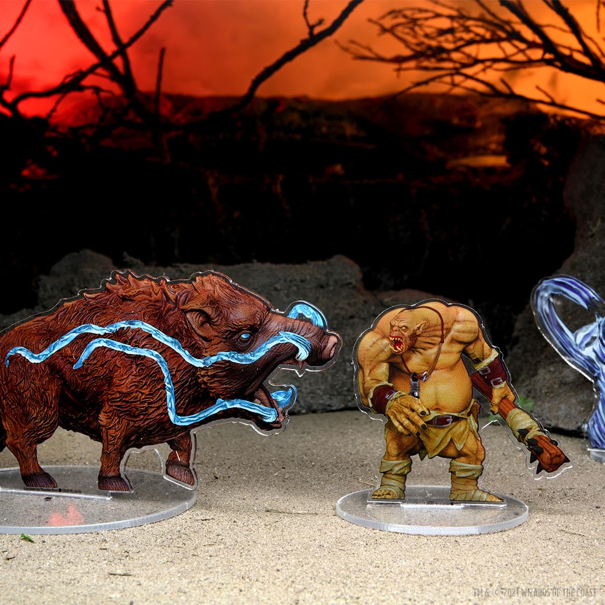 WizKids Invisible Stalker 2D miniature for stealthy interface on the map.