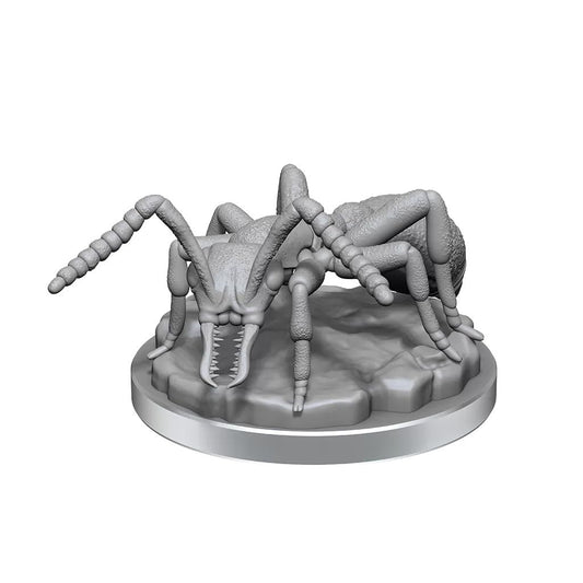 WizKids Deep Cuts Giant Ants front view, primed and ready to paint