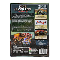 WizKids Dice Conquest monster cards showing diverse foes