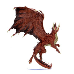 WizKids D&D Icons of The Realms Adult Red Dragon figure with dramatic scale for tabletop battles.