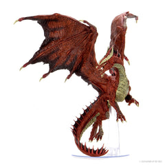 WizKids D&D Icons of The Realms Adult Red Dragon figure in dynamic pose for epic encounters.