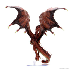 WizKids D&D Icons of The Realms Adult Red Dragon miniature showcases premium paints.