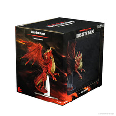 WizKids D&D Icons of The Realms Adult Red Dragon wingspan adds dramatic battlefield presence.
