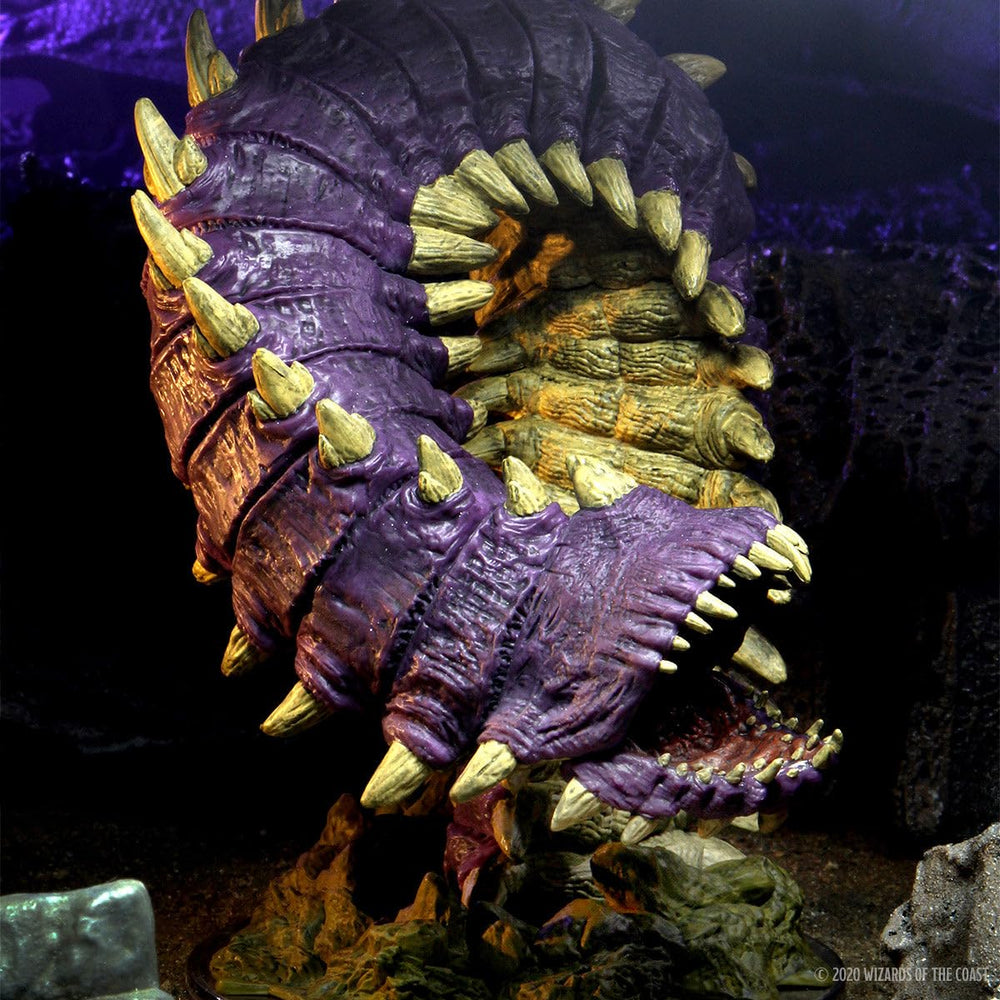 WizKids Purple Worm set, ideal collectible display piece.