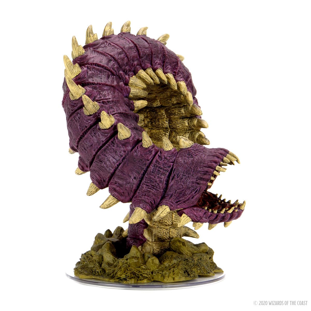 WizKids Purple Worm underground ambush stance for tense encounters.