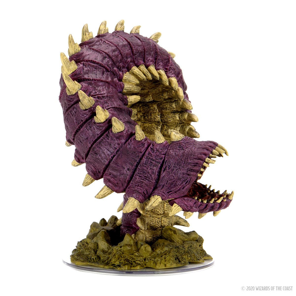 WizKids Purple Worm underground ambush stance for tense encounters.