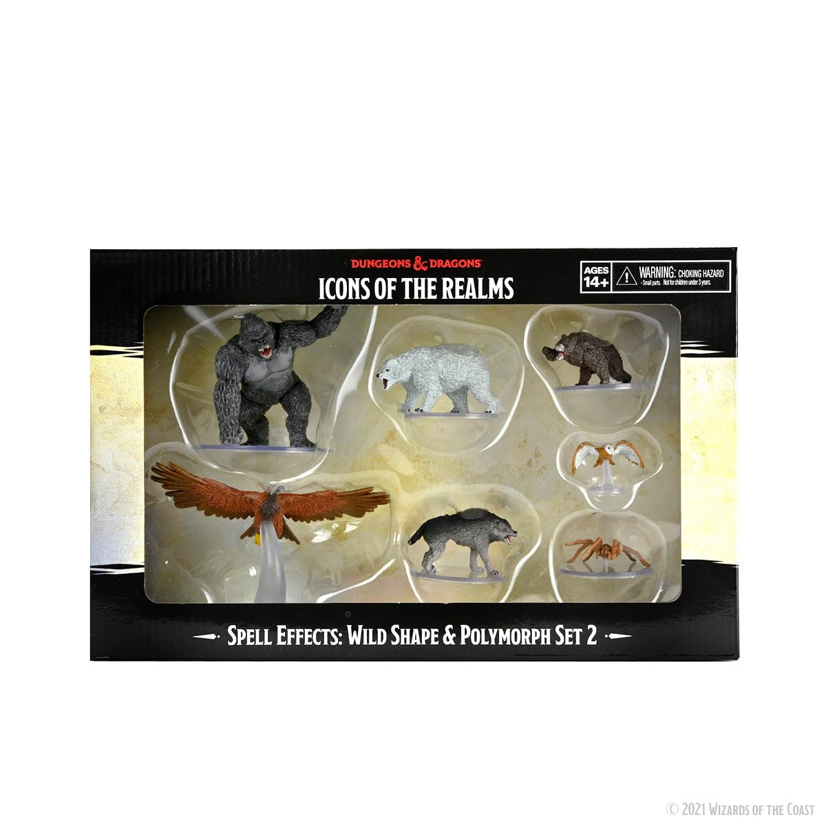 WizKids D&D Icons of The Realms Wild Shape & Polymorph Set 2 miniatures for imaginative gameplay