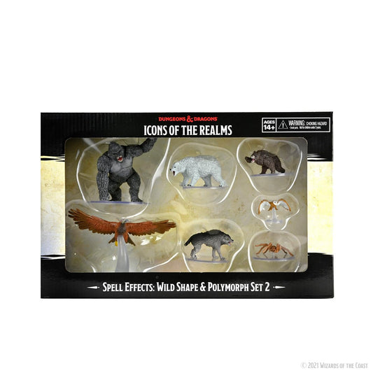 WizKids D&D Icons of The Realms Wild Shape & Polymorph Set 2 miniatures for imaginative gameplay