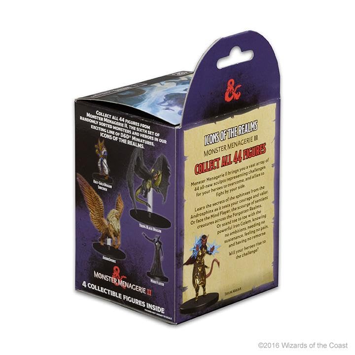 WizKids D&D Icons of the Realms Monster Menagerie 2 miniatures detail for painting