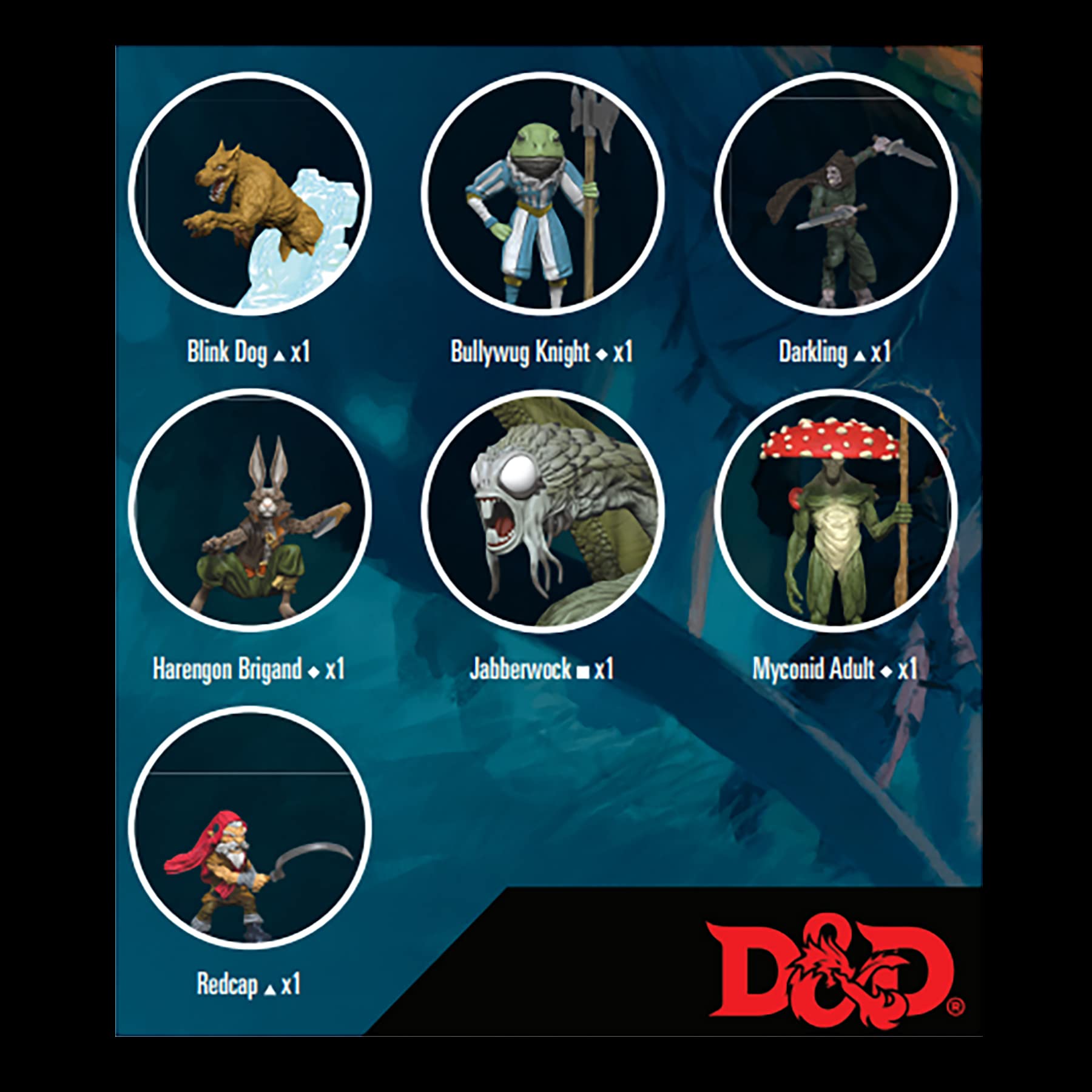 WizKids D&D Idols of the Realms Redcap 2D miniature perfect for quick skirmishes and tabletop setups.