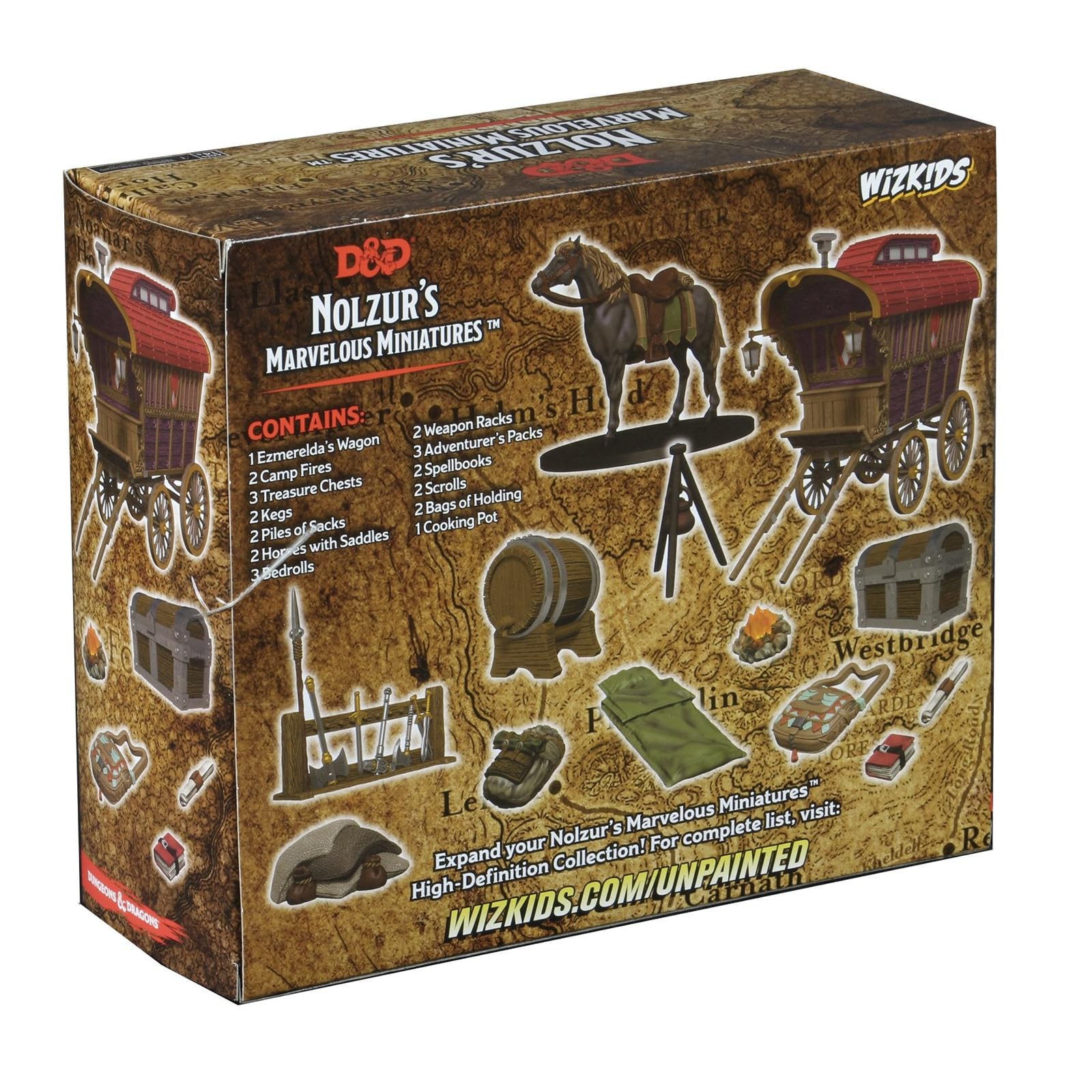 WizKids Adventurer's Campsite Camp Fire warm ambiance for tabletop scenes