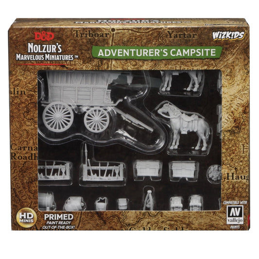 WizKids Nolzur's Adventurer's Campsite Ezmerelda's Wagon immersion boost for table storytelling