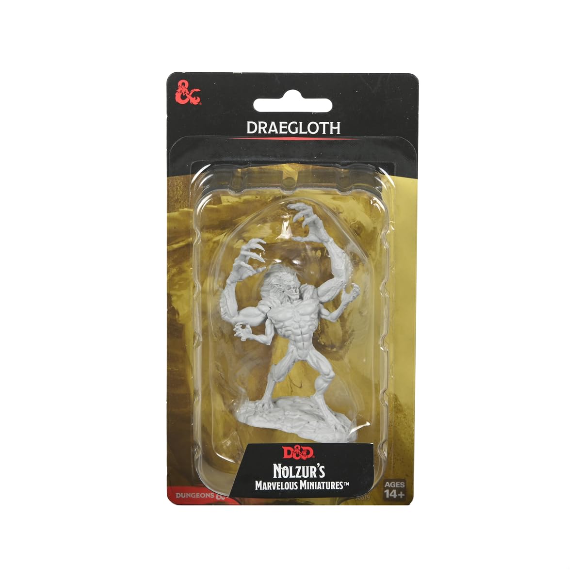 WizKids D&D Nolzur's Draegloth miniature with detailed sculpt for hobby painting