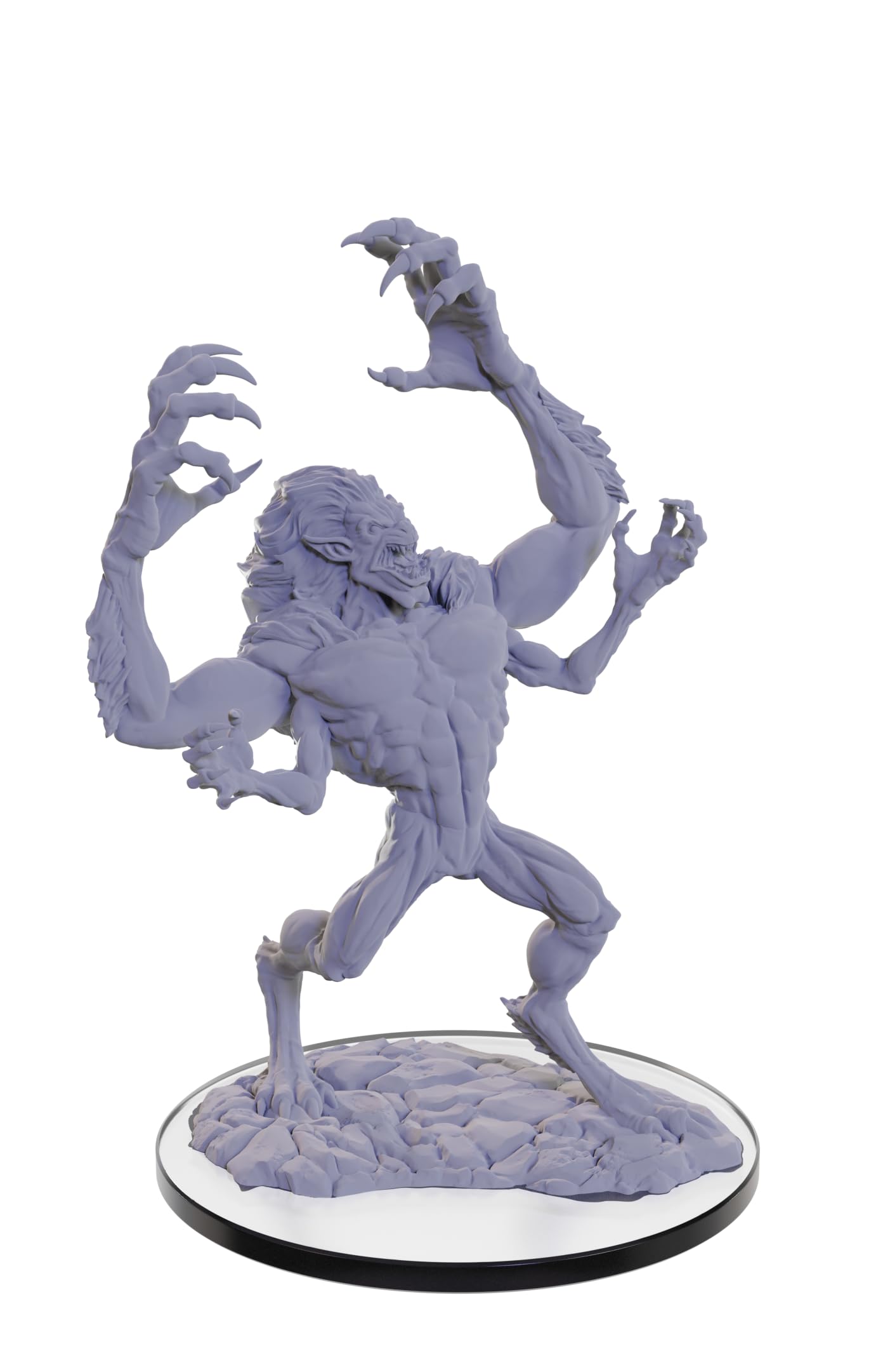 WizKids Draegloth figure showing translucent parts for dramatic lighting effects
