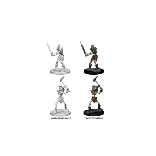Detailed WizKids Nolzur’s Skeletons Wave 1 for immersive painting