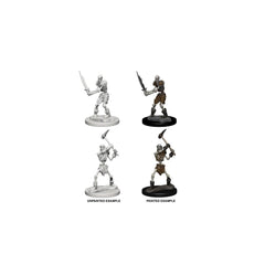Detailed WizKids Nolzur’s Skeletons Wave 1 for immersive painting