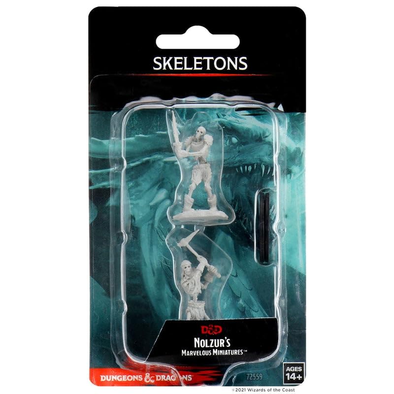 Pre-primed WizKids skeleton minis speeding up painting progress