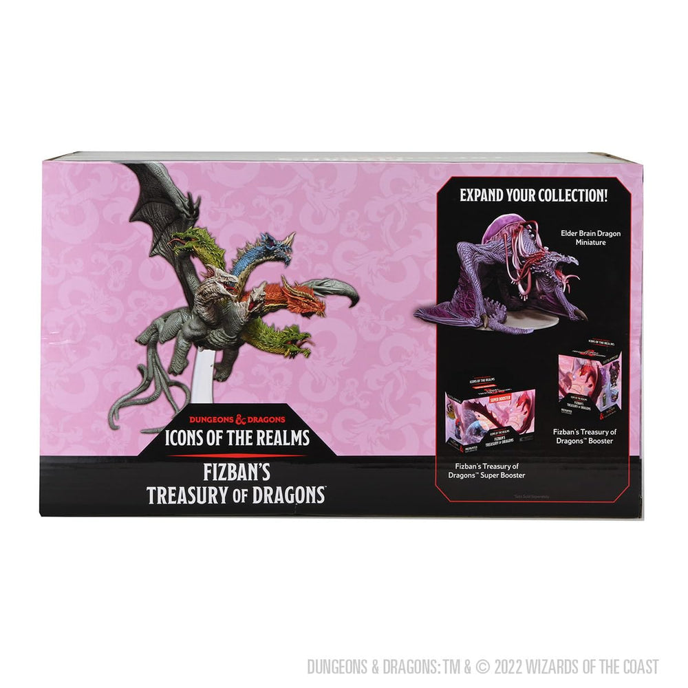 WizKids Dracohydra detailed sculpt: rich texture for immersive roleplay visuals.