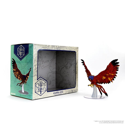 WizKids Ember Roc Premium Figure in full pose for dramatic tabletop battles.