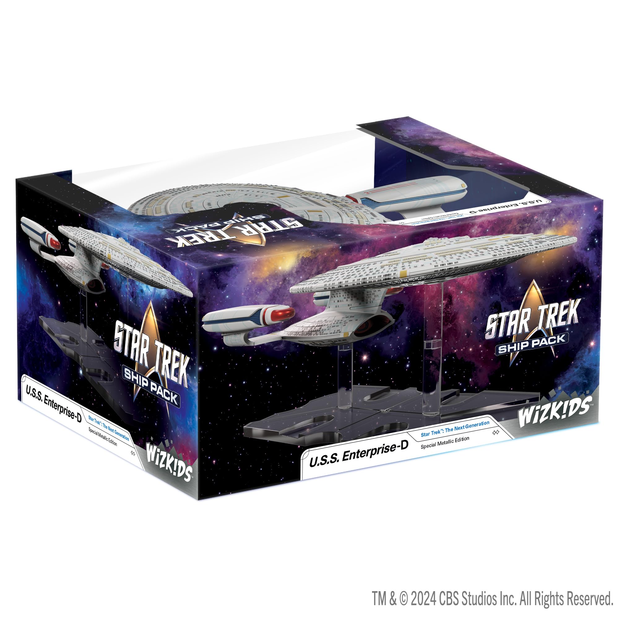Enterprise-D with metallic base paint enhances shelf appeal.