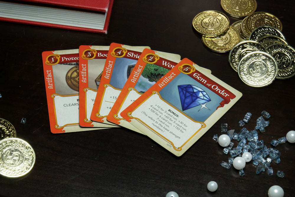 WizKids Fantasy Realms rulebook provides clear guidance for new players.