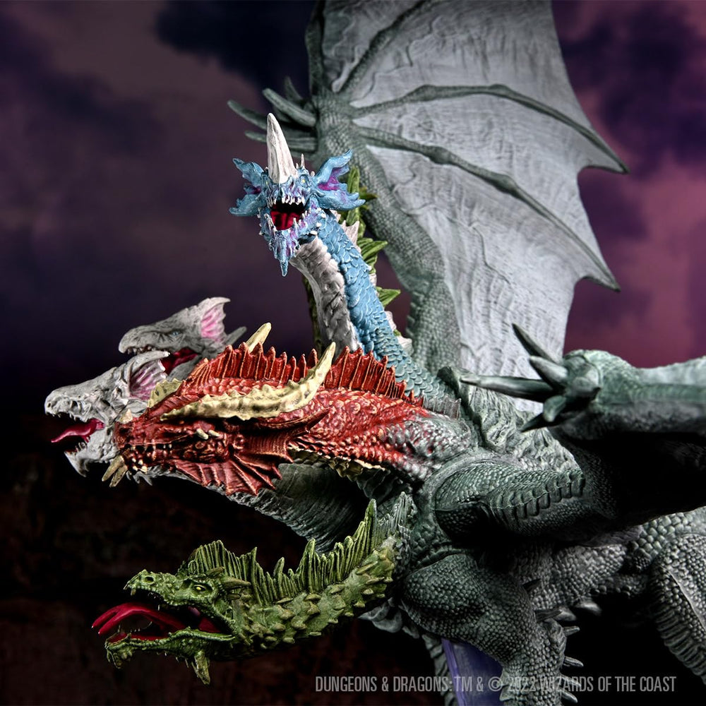 WizKids Icons of the Realms Set 22 Dracohydra table-top display.