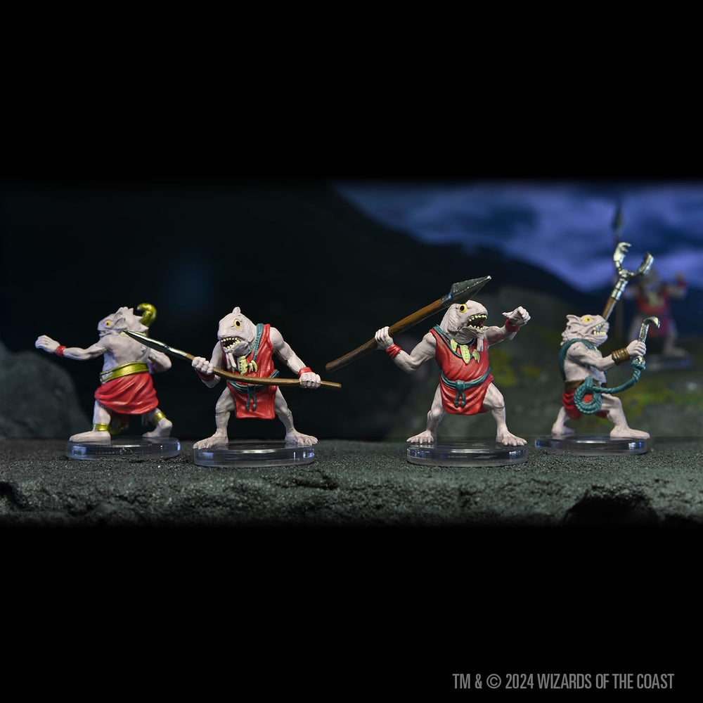 WizKids Kuo-Toa Warband diorama setup for display and collection.