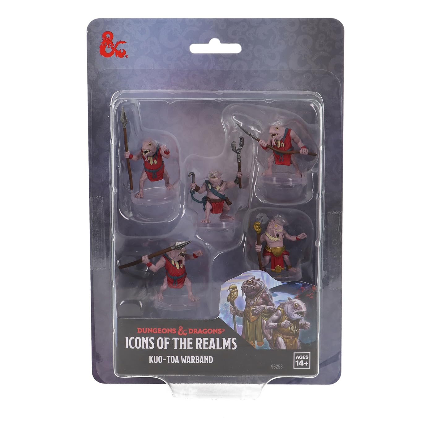 WizKids Kuo-Toa Warband whip miniature for dynamic tabletop encounters.