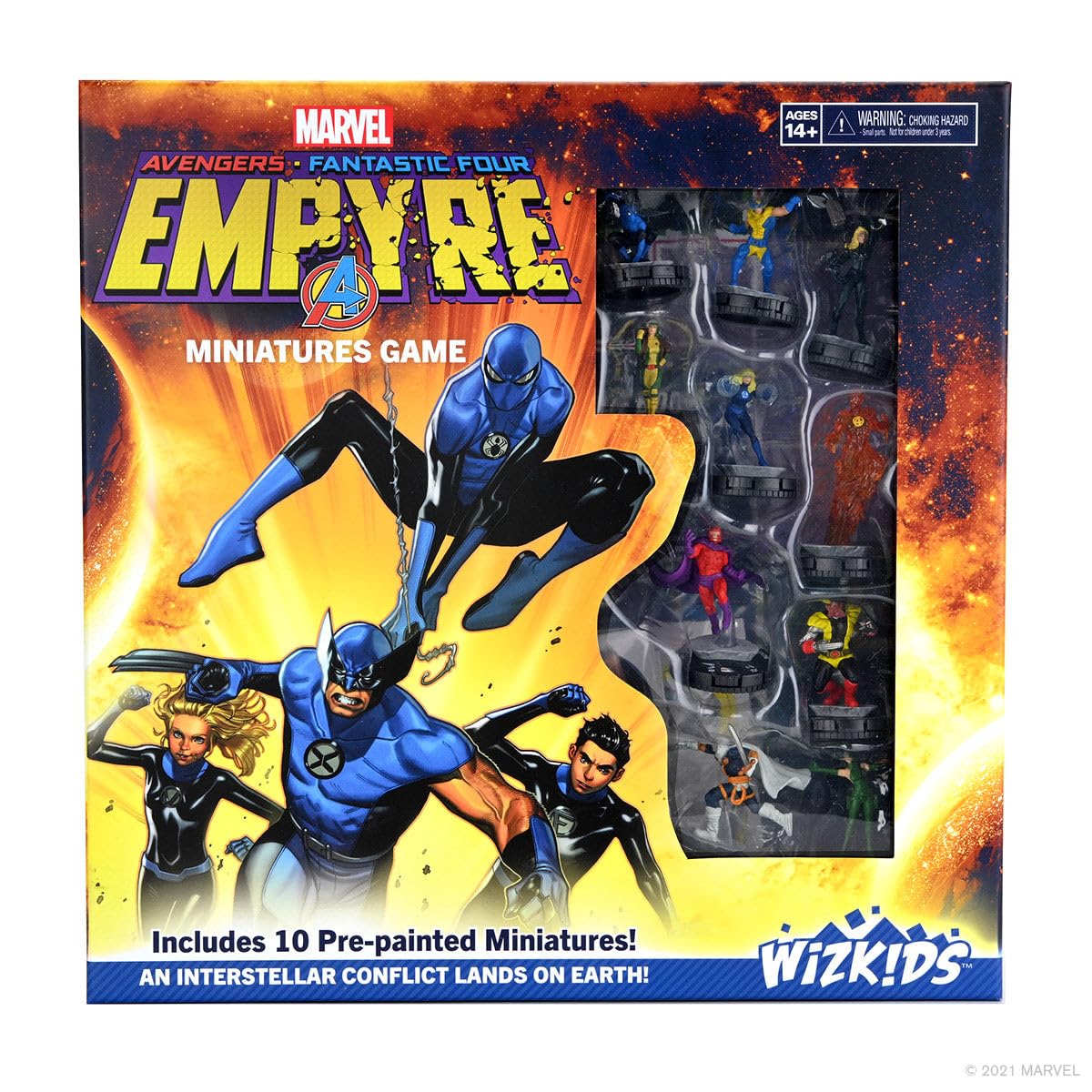 WizKids Marvel HeroClix Empyre Avengers figure close-up for display and gameplay
