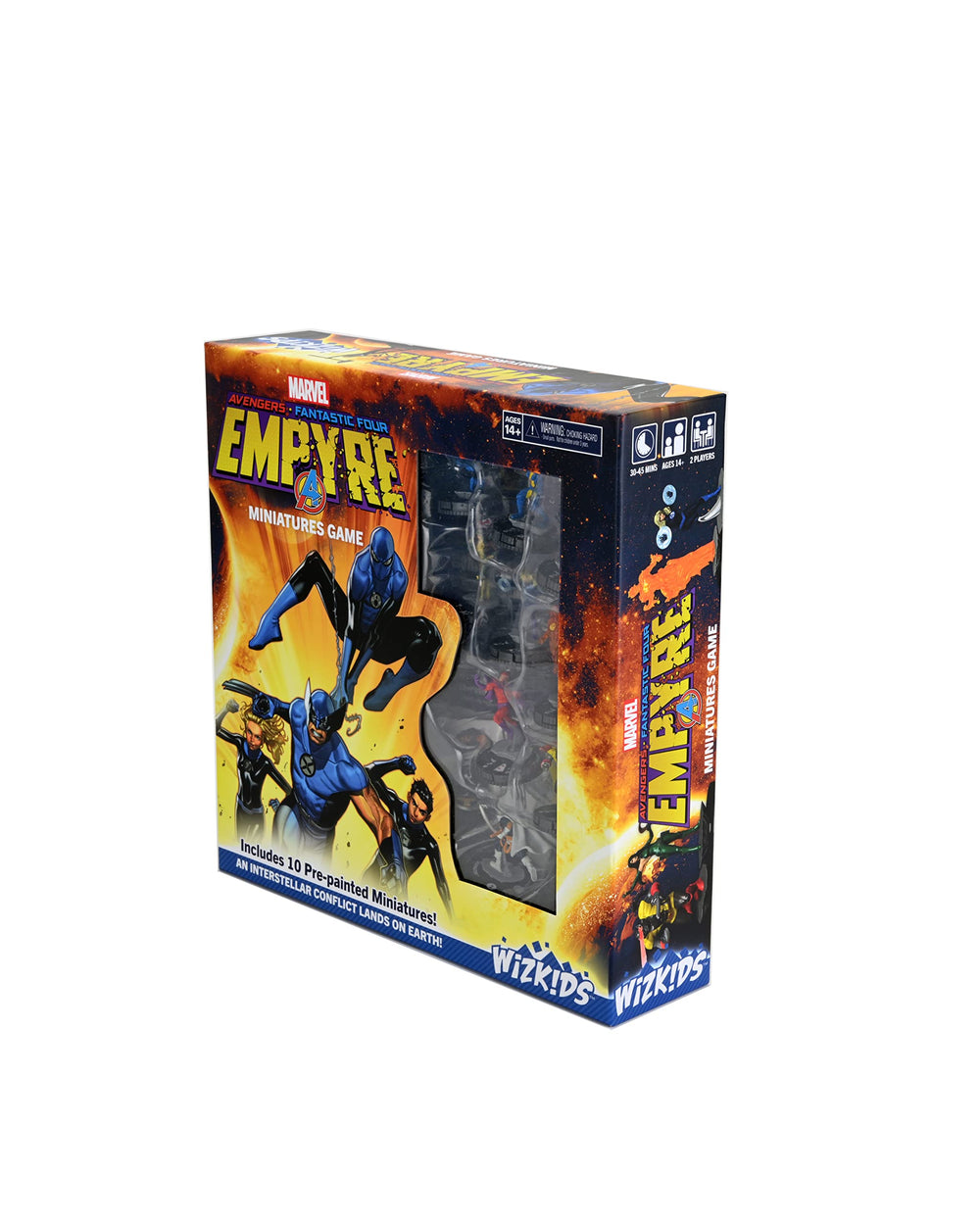 WizKids Marvel HeroClix Empyre map tiles showing quick-start setup for matches