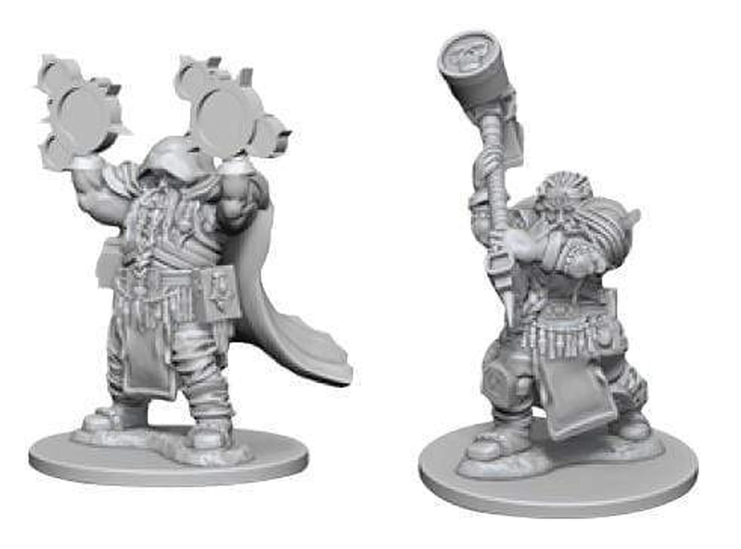 Nolzurs dwarf barbarian miniature on a 25mm thin base for stable display and painting.