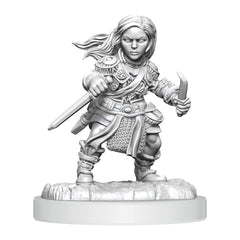 WizKids Nolzur's Halfling Rogue Female miniature, perfect for quick battlefield setup.