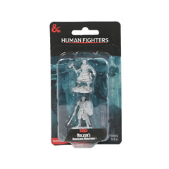 WizKids Nolzur's Human Fighter primed with detailed sculpt ideal for painting.