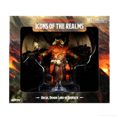 WizKids Orcus Demon Lord figure on a dramatic necrotic base for tabletop battles.