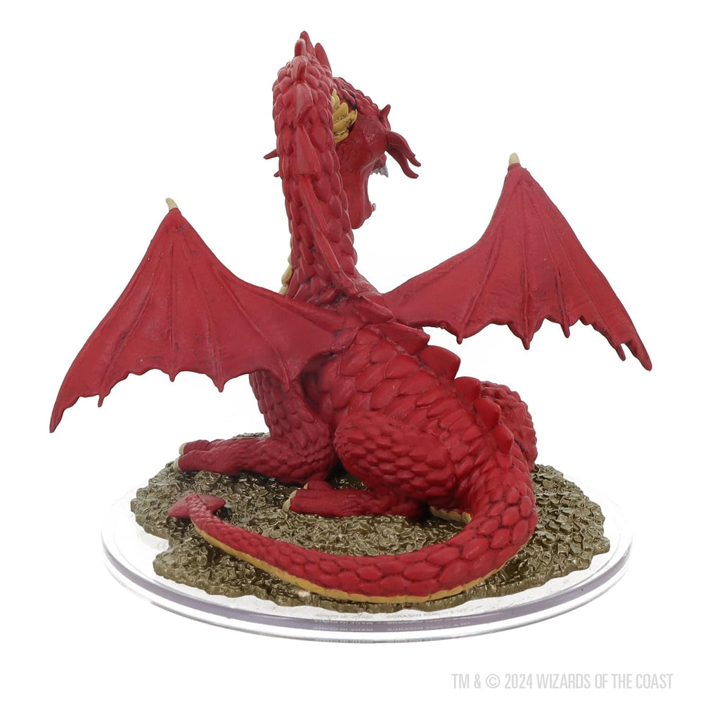 WizKids 50th Anniversary red dragon ready-to-pose figure for quick setup