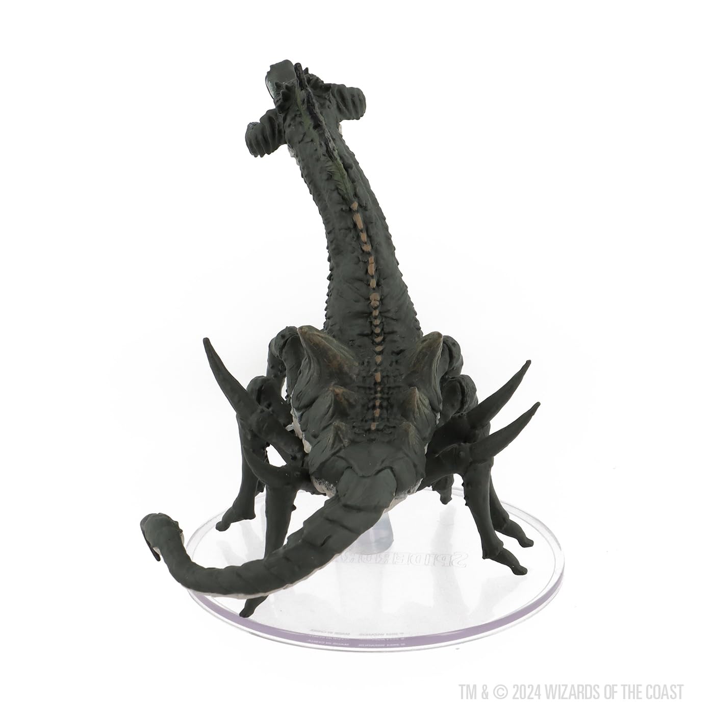 WizKids Spiderdragon towering model on dungeon battlefield during encounter