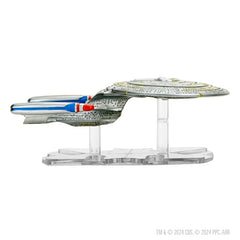 Star Trek ship pack presents a display-ready Enterprise-D for collection.
