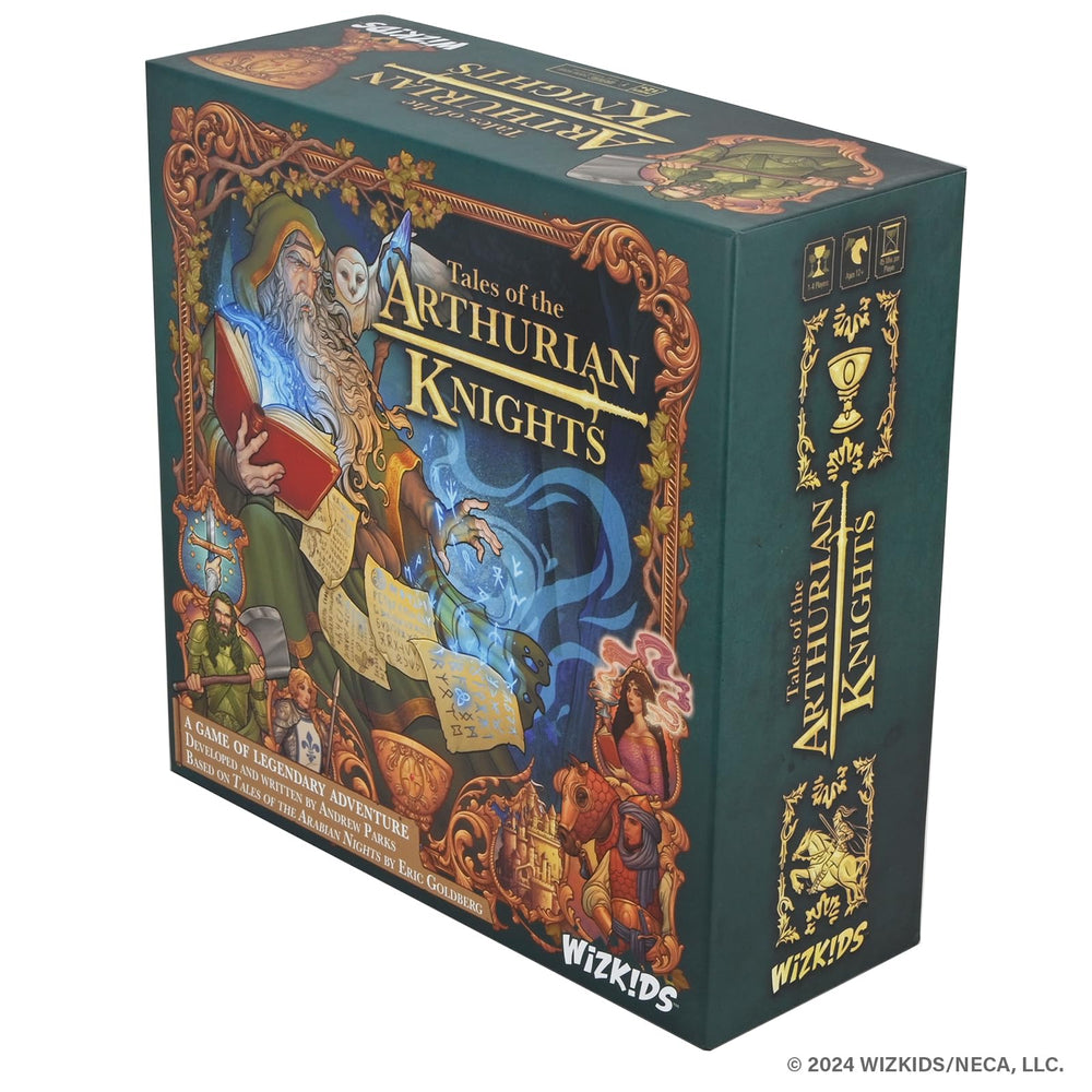 WizKids Tales of The Arthurian Knights rulebook with setup steps for quick starts.