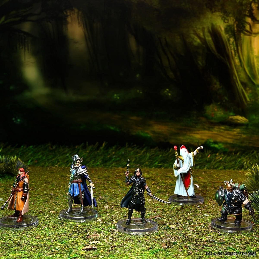 WizKids Valor's Call figures detailed-sculpt highlight dynamic poses for engaging tabletop battles.