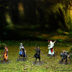 WizKids Valor's Call figures detailed-sculpt highlight dynamic poses for engaging tabletop battles.