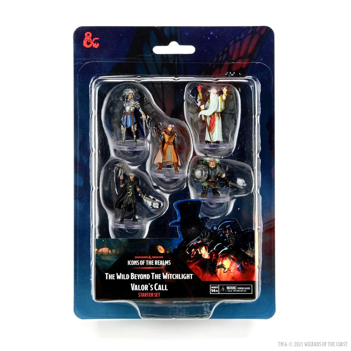 WizKids Valor's Call set box front highlights premium miniatures for ready-to-play D&D.