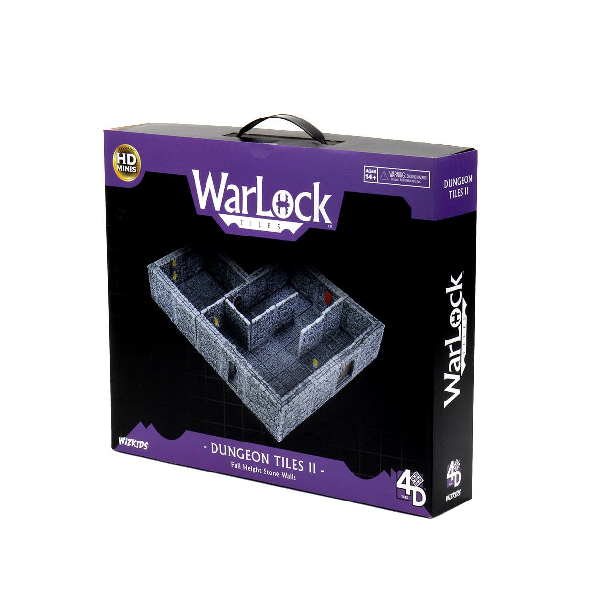 WizKids Warlock Tiles modular grid system enables seamless dungeon layouts.