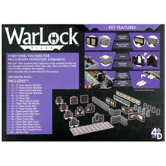 WizKids Warlock Tiles Expansion I stone design provides sturdy, varied terrain options.