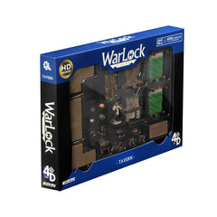 WizKids Warlock Tiles bartender figure ready to interact with heroes.