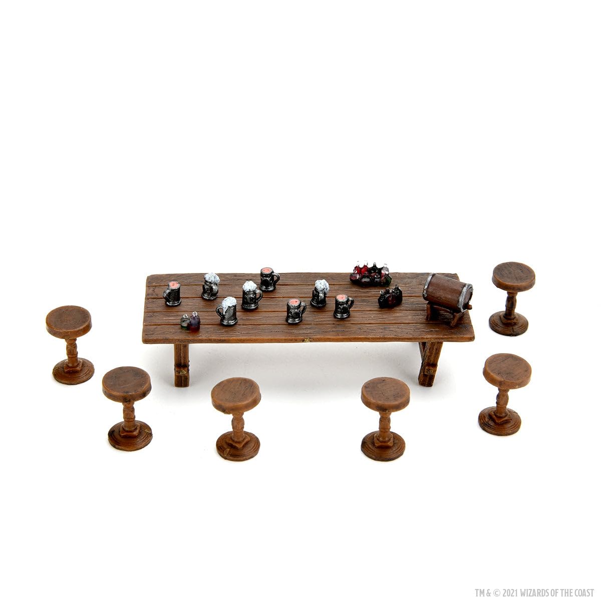 WizKids Yawning Portal Inn square table supports tavern setups